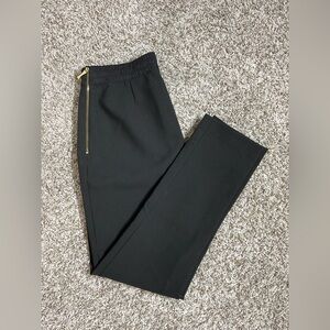Kate Spade Black Pants with Gold Zipper